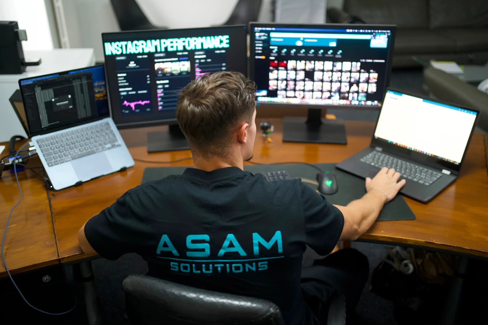 Das ASAM Solutions Team bei der Arbeit